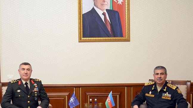 Zakir Həsənov NATO nümayəndəsi ilə görüşüb