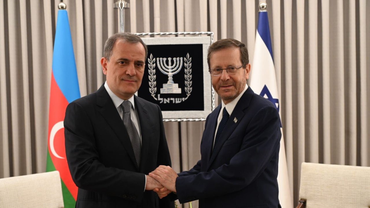 Ceyhun Bayramov İsrail Prezidenti ilə görüşüb
