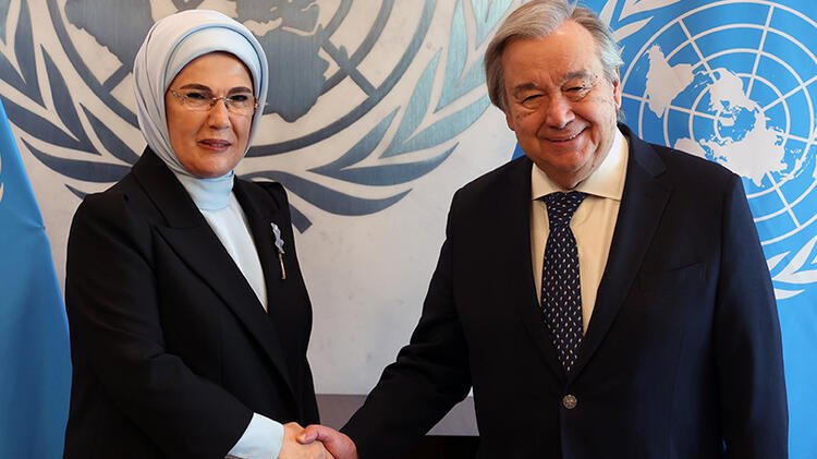 Emine Erdoğan’ın New York temasları