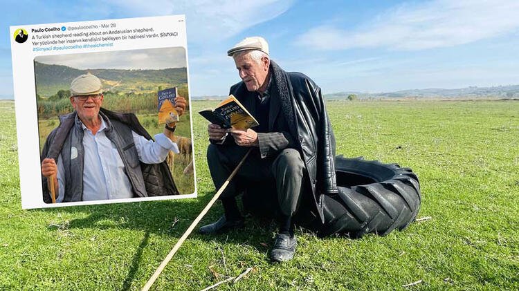 Paulo Coelho'nun fotoğrafını paylaştığı Türk çoban: Köyümüze bekliyoruz