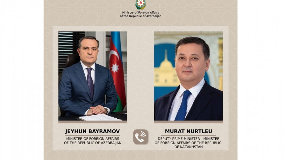 Ceyhun Bayramov Qazaxıstanın yeni təyin olunmuş xarici işlər nazirini təbrik edib