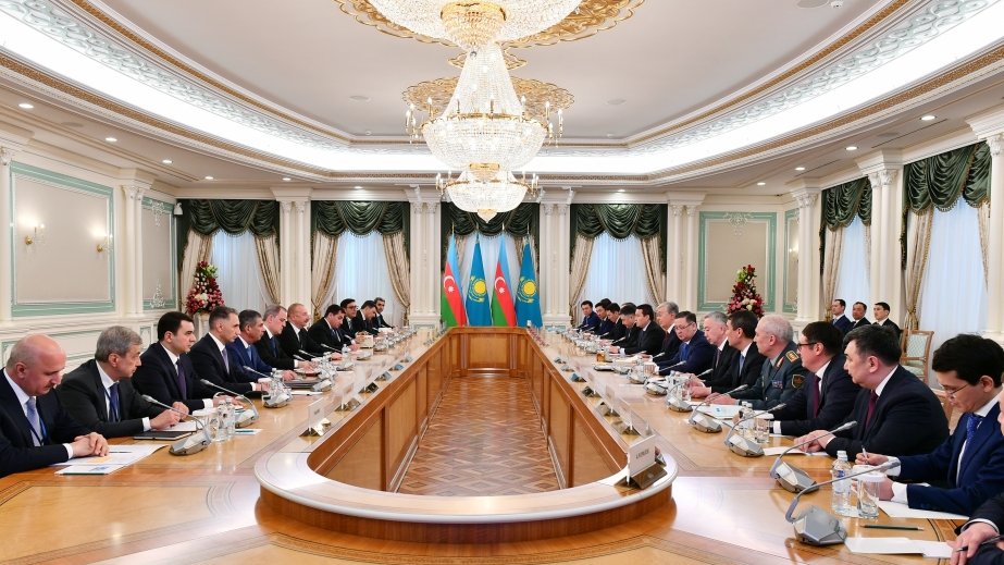 Prezident İlham Əliyev: Qazaxıstan və Azərbaycan öz taleyini, öz gələcəyini özləri quran ölkələrdir