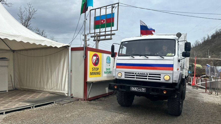 Rusiya sülhməramlılarına aid avtomobillər aksiya ərazisindən sərbəst keçirlər