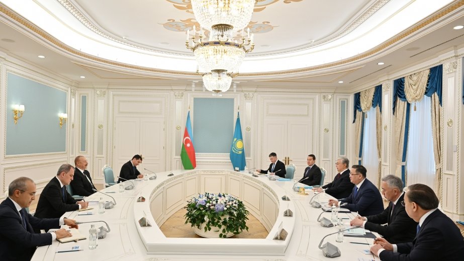 Prezident İlham Əliyev: Qazaxıstan xalqının ölkəmizə xeyirxah münasibətini həmişə hiss etmişik