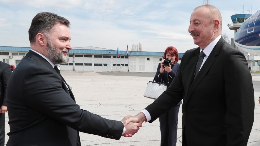 President Ilham Aliyev arrived in Bosnia and Herzegovina for official visit