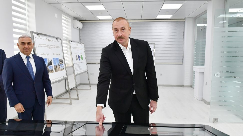 Prezident İlham Əliyev “Azərişıq” ASC-nin Salyan Rəqəmsal İdarəetmə Mərkəzinin açılışını edib