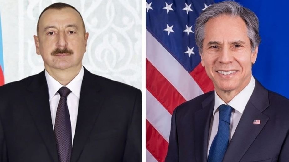 Prezident İlham Əliyevlə ABŞ dövlət katibi arasında telefon danışığı olub