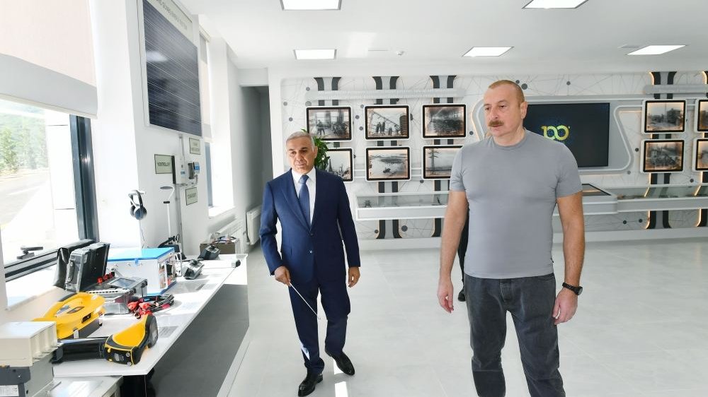 Prezident İlham Əliyev Rəqəmsal İdarəetmə Mərkəzinin açılışını edib