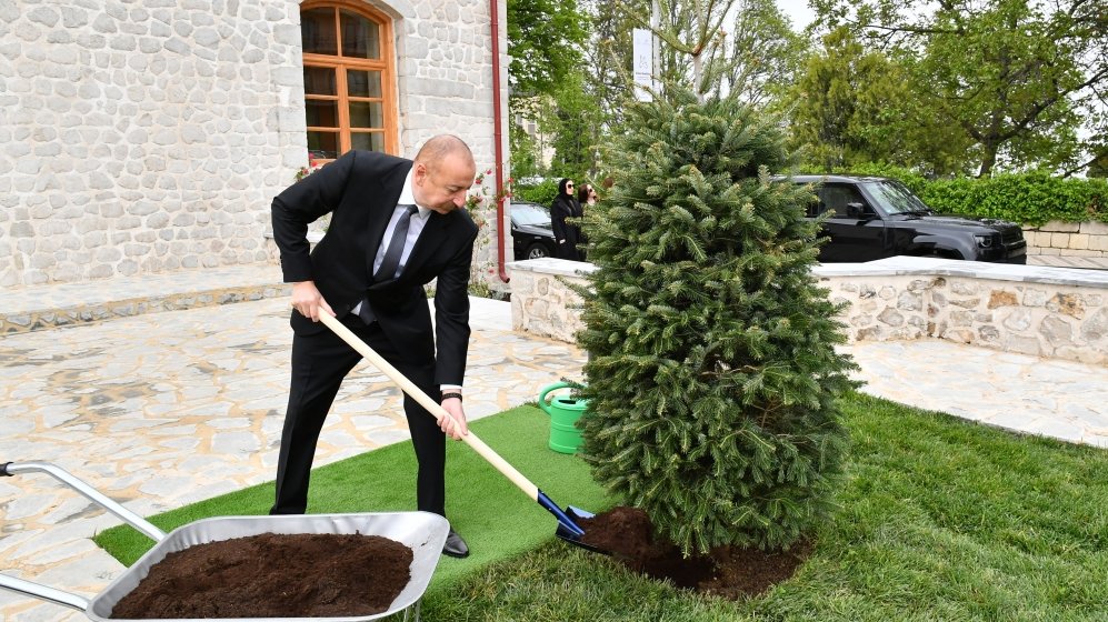 Saatli Mosque opened in Shusha after restoration work carried out by Heydar Aliyev Foundation