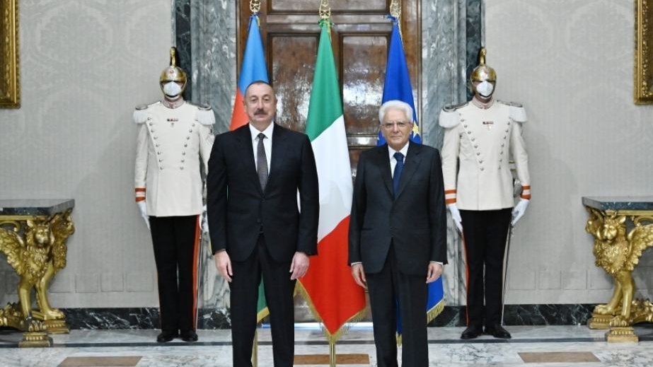 Prezident İlham Əliyev: Azərbaycan-İtaliya münasibətlərinin bugünkü səviyyəsi məmnunluq doğurur