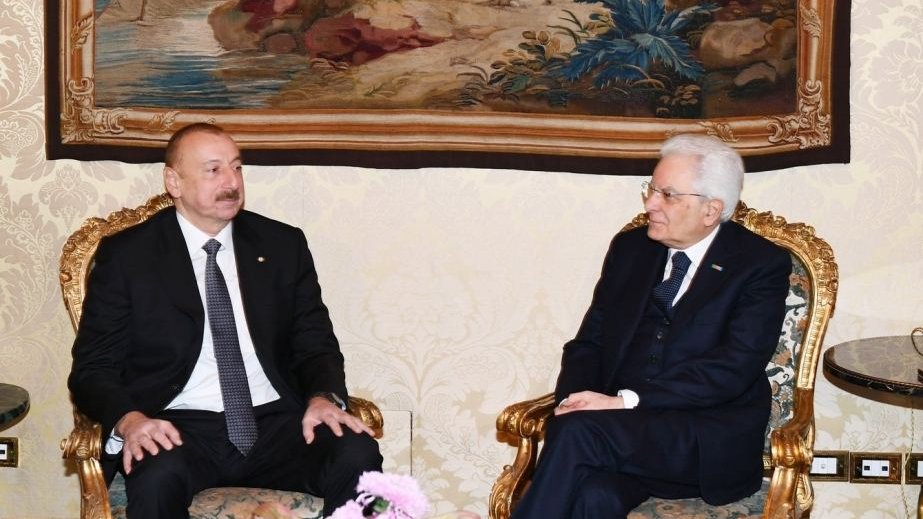 Prezident İlham Əliyev: Biz dost ölkə və etibarlı strateji tərəfdaşımız olan İtaliya ilə əlaqələrimizin genişlənməsinə xüsusi əhəmiyyət veririk