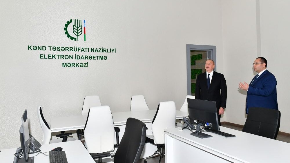 President Ilham Aliyev participates in inauguration ceremony of new administrative building of Ministry of Agriculture in Baku