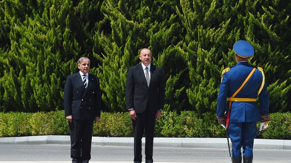 Official welcome ceremony was held for Prime Minister of Pakistan Muhammad Shehbaz Sharif