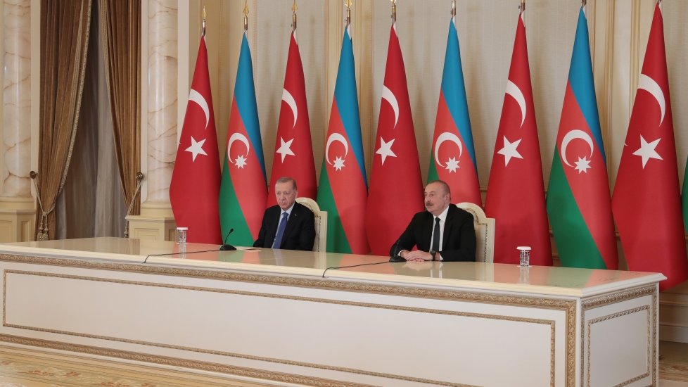 Azərbaycan və Türkiyə prezidentləri mətbuata bəyanatlarla çıxış ediblər