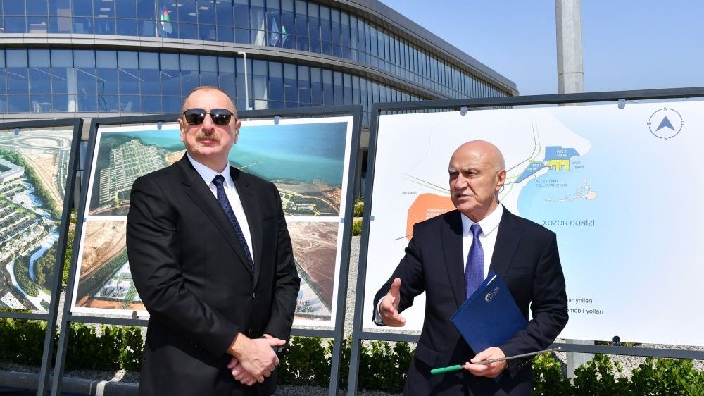 Prezident İlham Əliyev Ələt Azad İqtisadi Zonasının birinci mərhələsinin açılış mərasimində iştirak edib