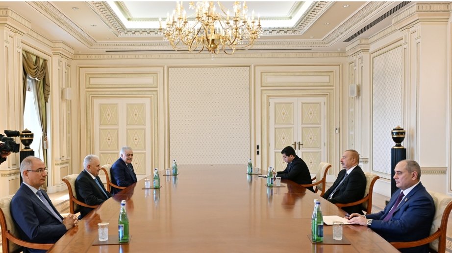 President of Azerbaijan Ilham Aliyev received First Deputy Chairman of Türkiye’s Justice and Development Party Binali Yıldırım