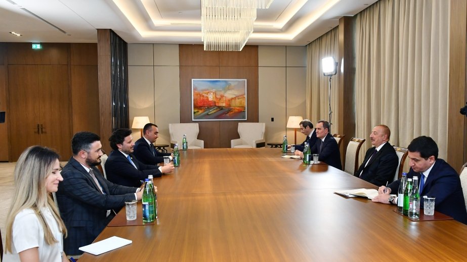 Prezident İlham Əliyev Monteneqronun Baş nazirini qəbul edib
