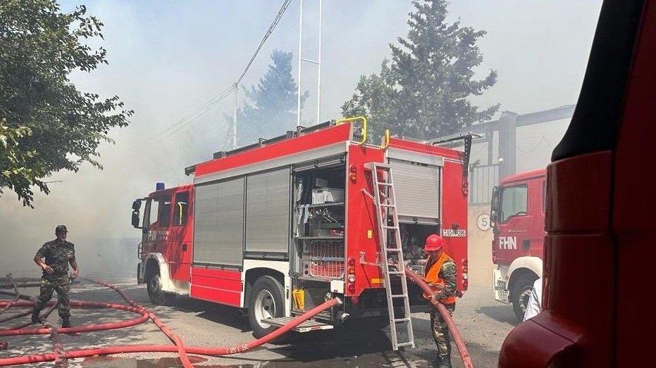 Firefighting efforts launched at Gyzylagaj National Park in Azerbaijan’s Neftchala
