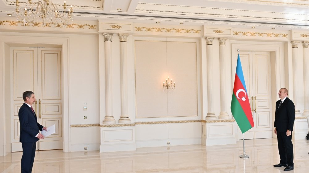 President Ilham Aliyev received credentials of incoming ambassador of Russia
