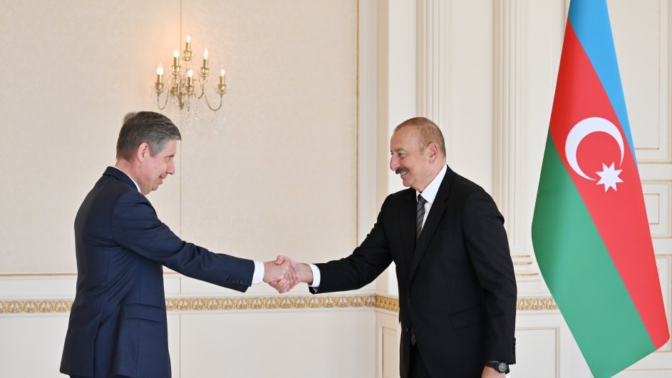Prezident İlham Əliyev Rusiyanın Azərbaycanda yeni təyin olunmuş səfirinin etimadnaməsini qəbul edib
