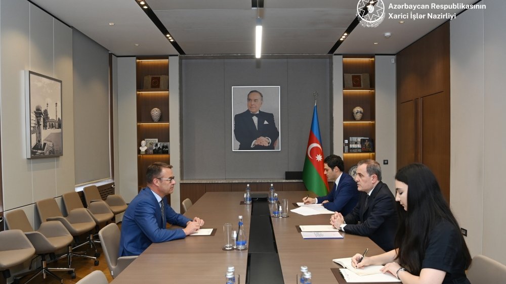Azerbaijan’s FM meets outgoing Lithuanian ambassador