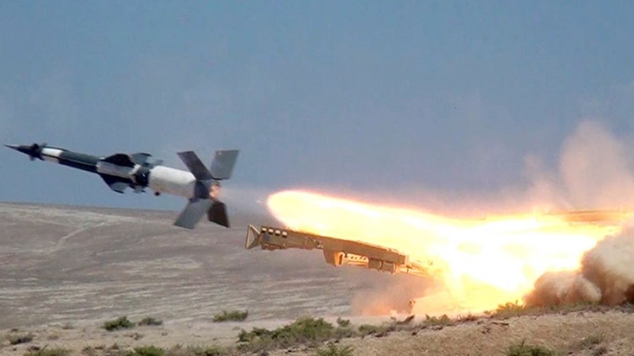 Air Defense units carry out combat firing