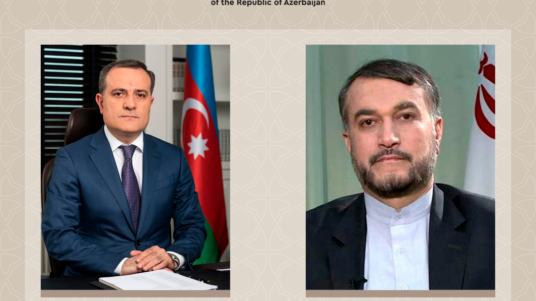 Ceyhun Bayramovun iranlı həmkarı ilə telefon danışığı olub