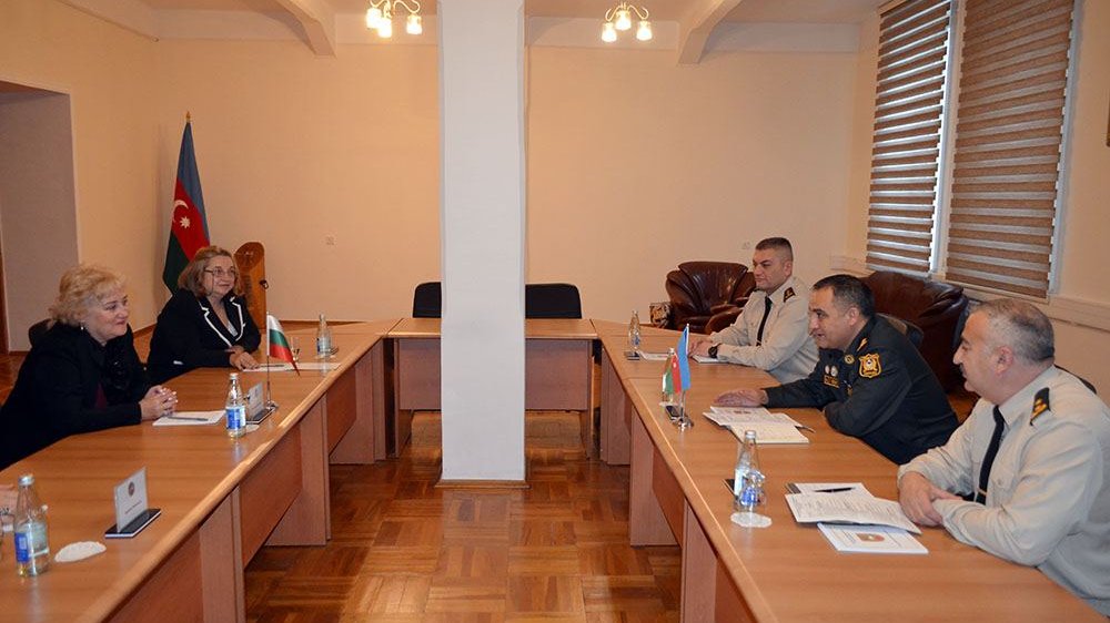 National Defense University holds meeting with Bulgarian delegation in Baku