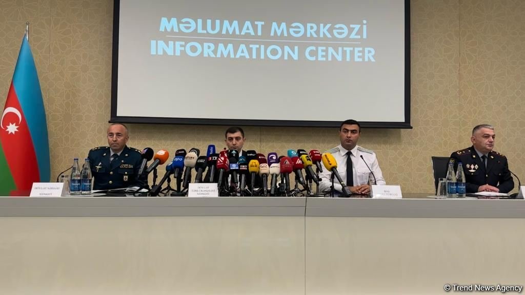 Azerbaijani authorities hold press briefing