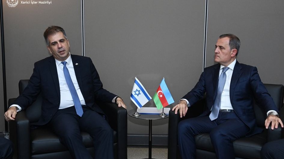 Ceyhun Bayramov İsrailin xarici işlər naziri ilə görüşüb