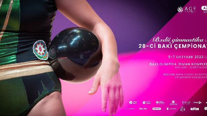Bədii gimnastika üzrə 28-ci Bakı çempionatının yekun gününə start verilib