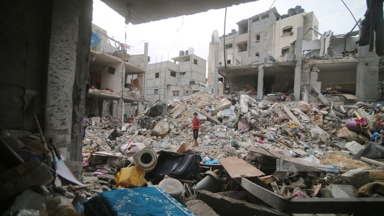 Gazze’de yıkımı gösteren kareler