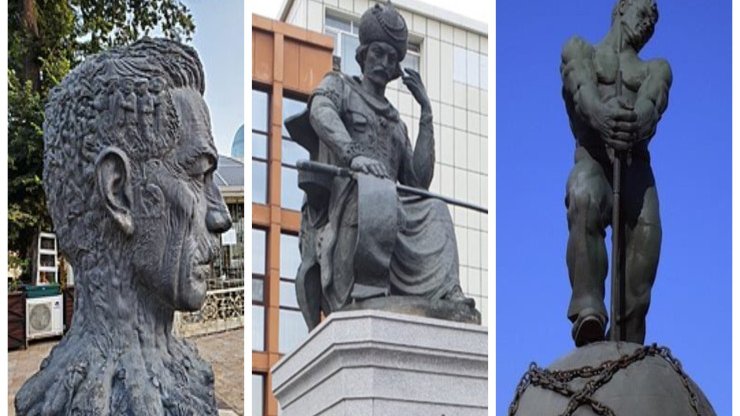 Bakının gəzən heykəlləri...