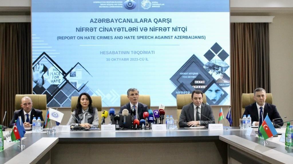 Baku hosts report presentation on anti-Azerbaijani hate crimes (PHOTO)