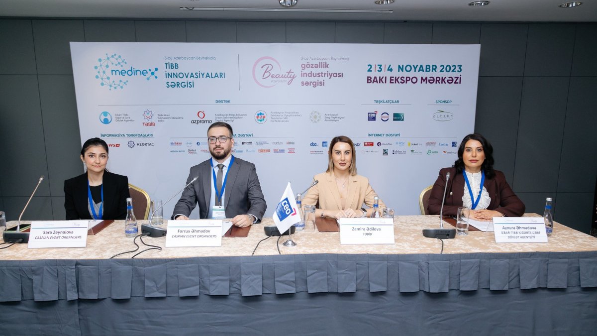 “Medinex” və “Beauty Azerbaijan” sərgilərinə həsr olunmuş mətbuat konfransı keçirilib
