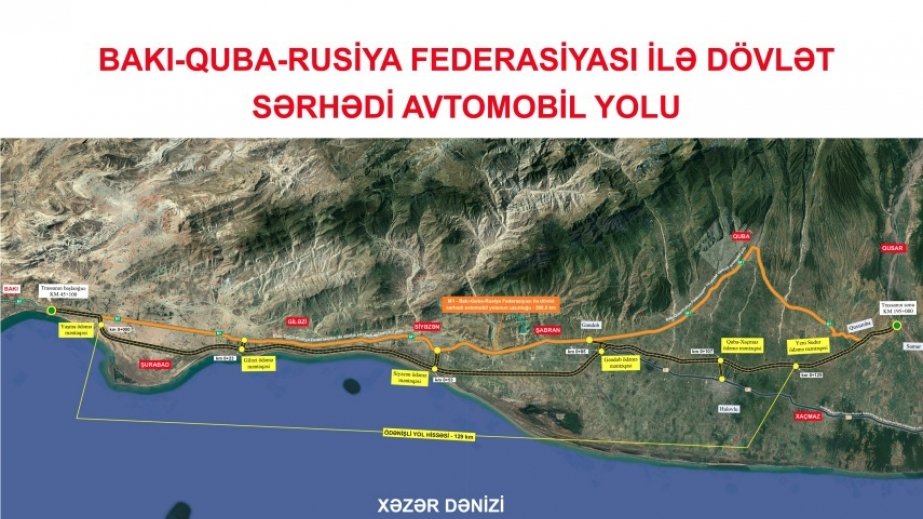 Ödənişli avtomobil yolunda ödəmə məntəqələri və qiymət cədvəli açıqlanıb