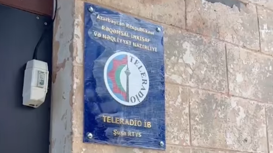 Şuşada teleradio binası - köhnə və yeni tarix