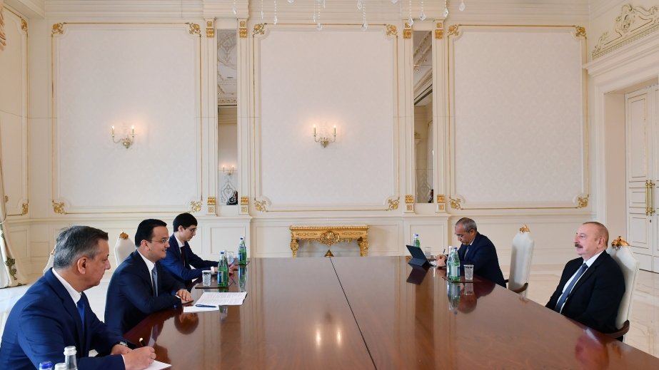 President Ilham Aliyev receives Minister of Investment, Industry and Trade of Uzbekistan