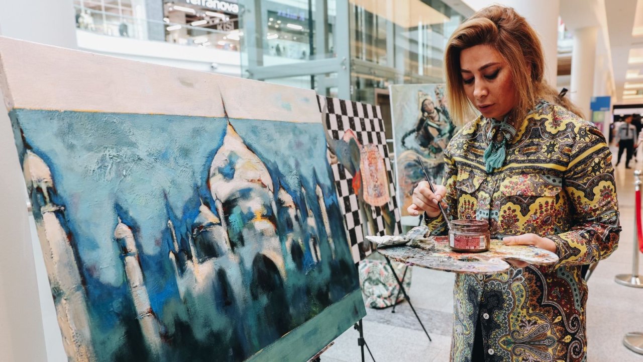 Hindistanın Bakıdakı Səfirliyi və “Arts Council Azerbaijan” rəngarəng rəsm seminarı təşkil edib (FOTO)