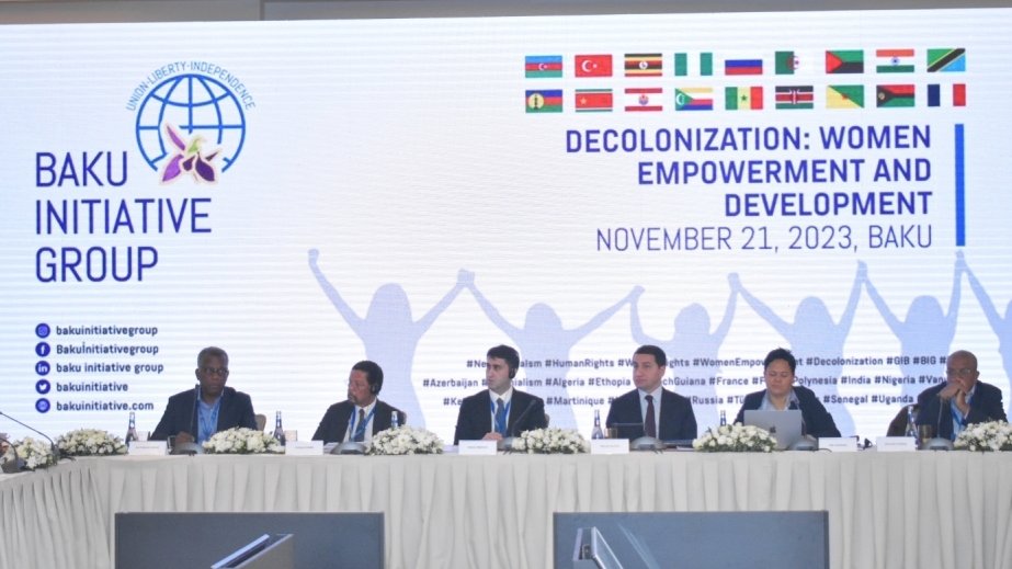 Bakıda “Dekolonizasiya: qadınların gücləndirilməsi və inkişafı” mövzusunda beynəlxalq konfrans keçirilib