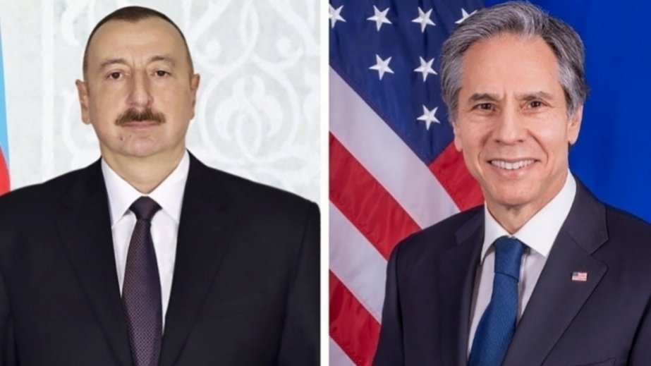 President Ilham Aliyev, U.S. State Secretary hold phone talk