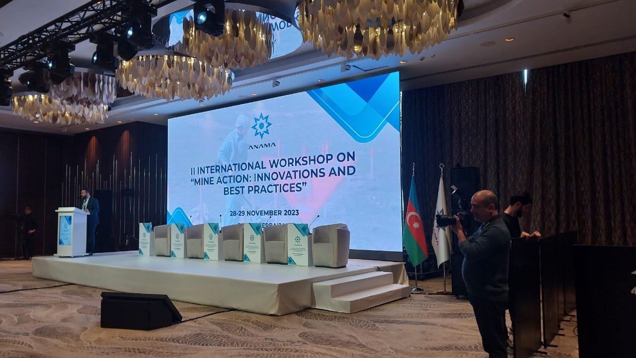 Baku hosts int'l workshop on "Mine action: innovations and best practices"