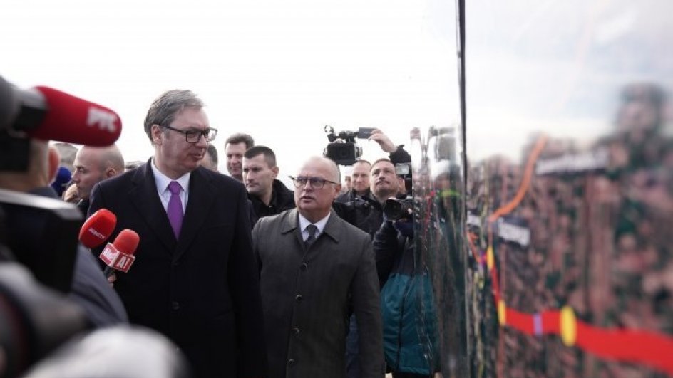 Serbiya Prezidenti Azərbaycan şirkətinin layihələndirdiyi yolun təməlqoyma mərasimində iştirak edib