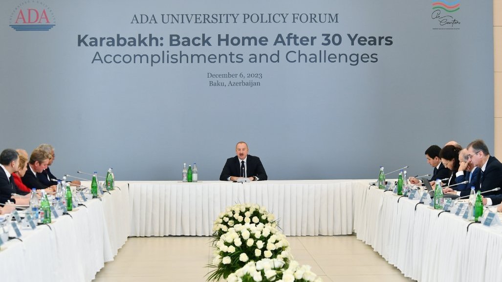 President Ilham Aliyev attends "Karabakh: Back Home After 30 Years. Accomplishments and Challenges" int'l conference (PHOTO/VIDEO)