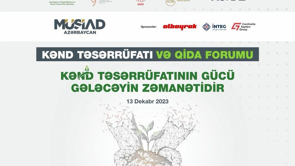 TurkicWorld (Türk Dünyası) media paltforması Qida və Kənd Təsərrüfatı Forumunun rəsmi media tərəftarı seçilib