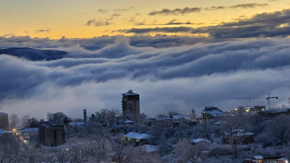 Şuşaya ilk qar yağıb