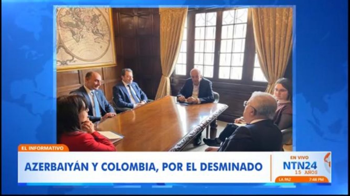 Azərbaycanın xarici işlər nazirinin müavini Kolumbiyanın aparıcı telekanalına geniş müsahibə verib