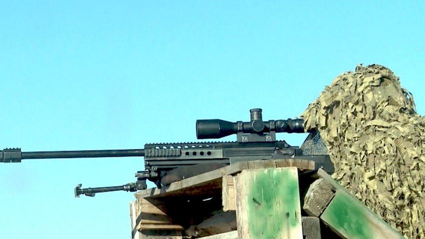 Snayperlər şərti düşmən hədəflərinin məhv olunması üzrə tapşırıqları icra ediblər