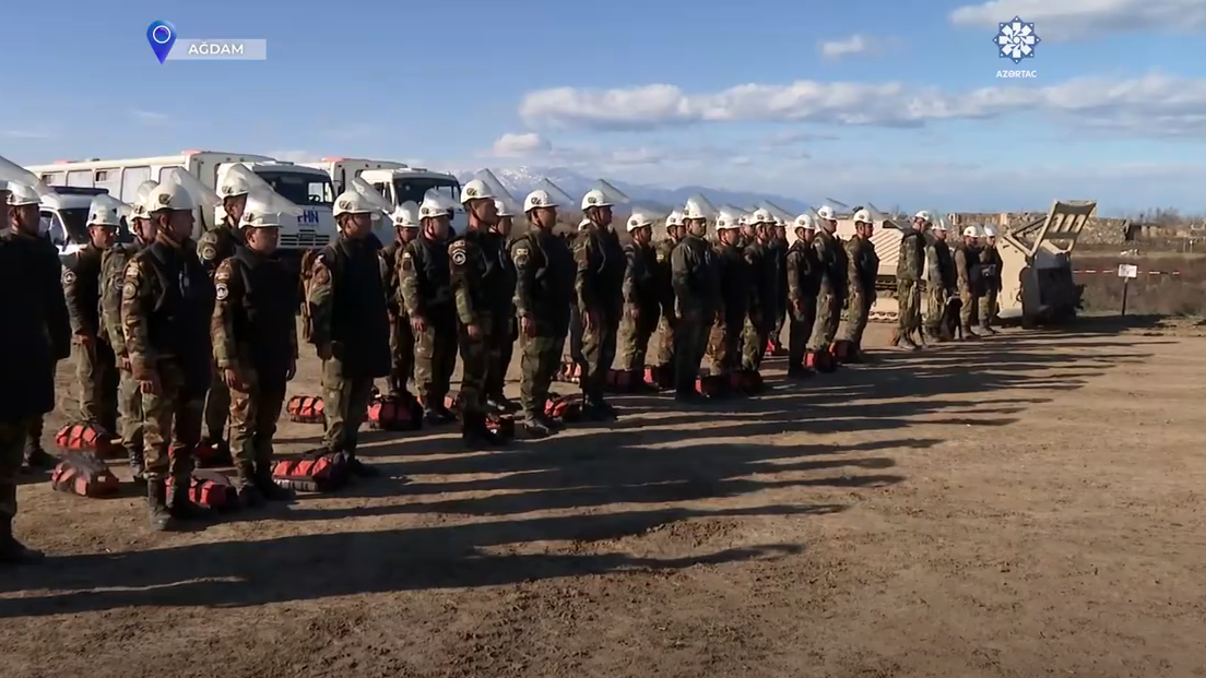 Ağdamda minatəmizləmə əməliyyatlarından REPORTAJ