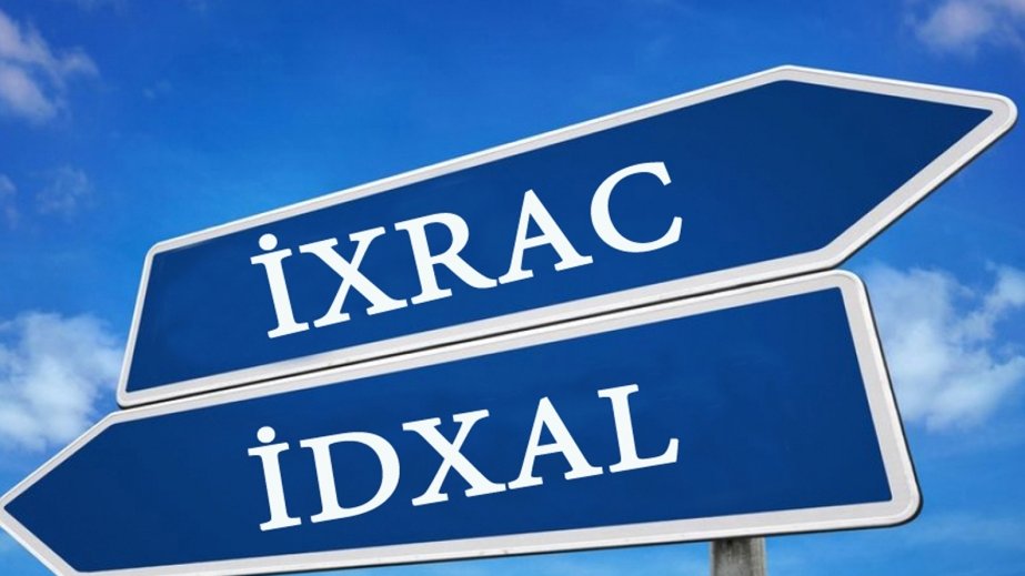 Ötən il xarici ölkələrlə ticarət dövriyyəsinin həcmi azalıb